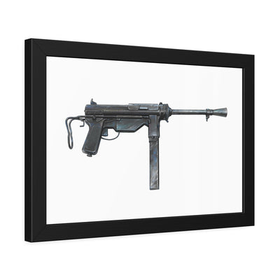 Grease Gun Painting - Just The Piece - Black Frame - Value Collection