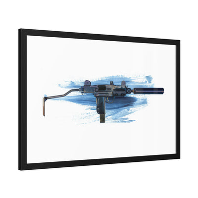 The Miniature Menace - Full Auto Subgun Painting - Black Frame - Value Collection