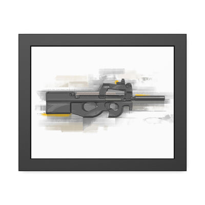 Secret Service Subgun - Bullpup 5.7x28mm Painting - Black Frame - Value Collection