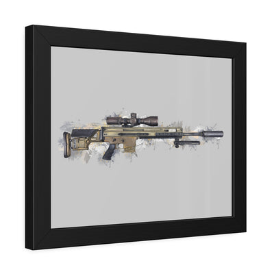 Socom Sniper Rifle Painting - Black Frame - Value Collection