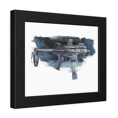 Elite Forces 9mm Carbine Painting - Black Frame - Value Collection