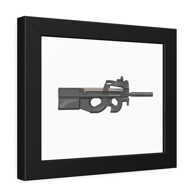 Secret Service Subgun - Bullpup 5.7x28mm Painting - Just The Piece - Black Frame - Value Collection