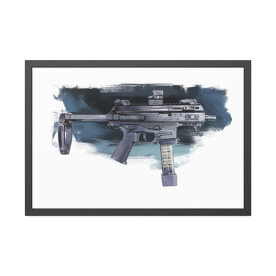 Elite Forces 9mm Carbine Painting - Black Frame - Value Collection