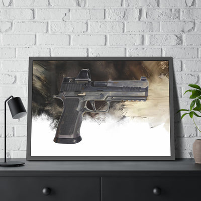 The E-Brake - Pistol Painting - Black Frame - Value Collection