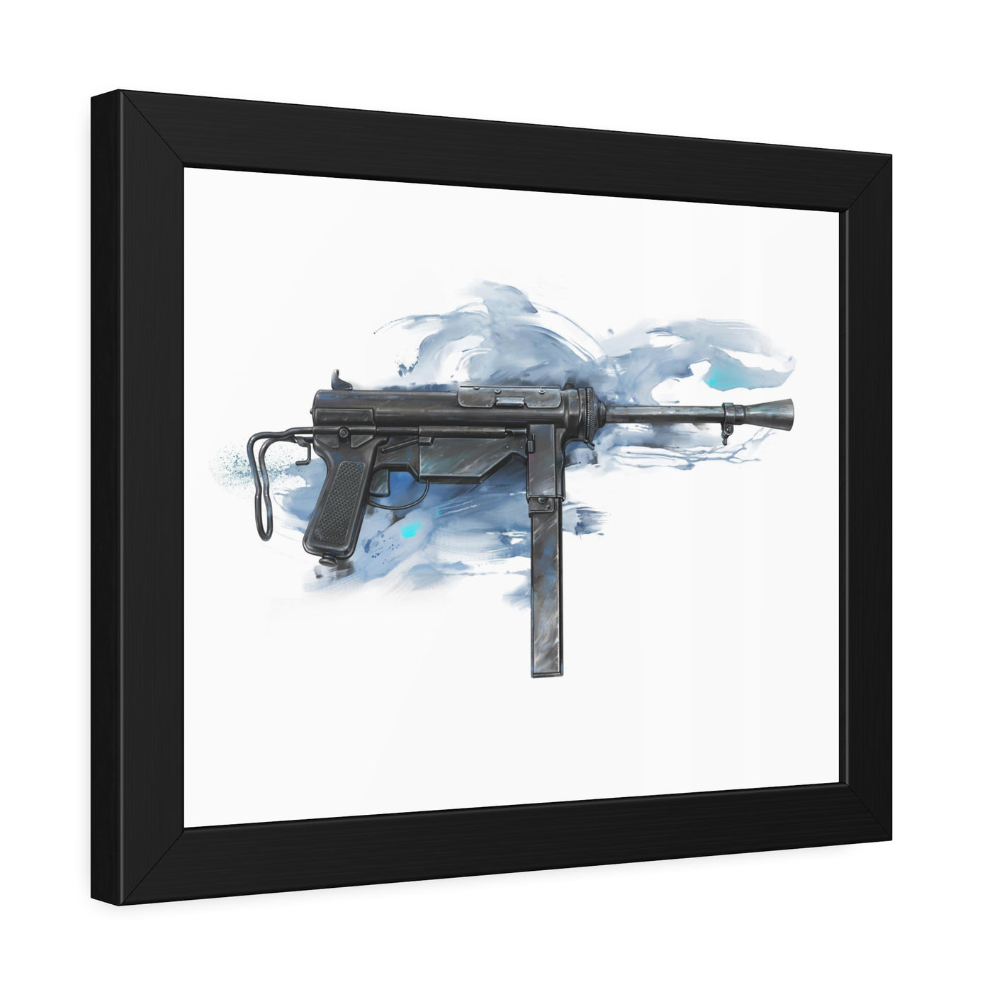 Grease Gun Painting - Black Frame - Value Collection