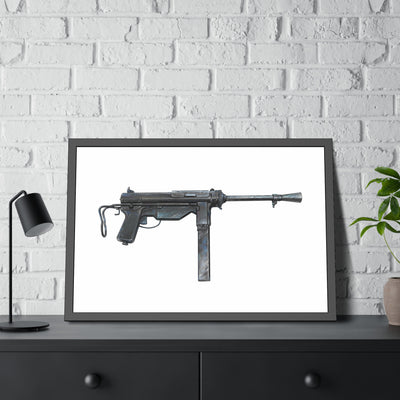 Grease Gun Painting - Just The Piece - Black Frame - Value Collection