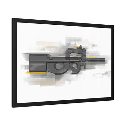 Secret Service Subgun - Bullpup 5.7x28mm Painting - Black Frame - Value Collection