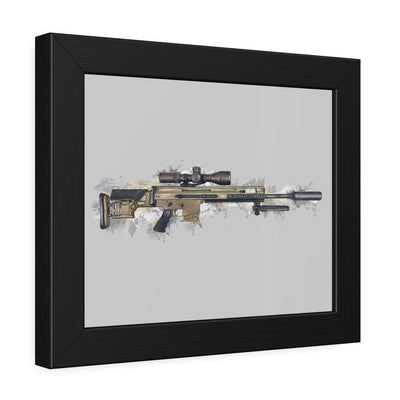 Socom Sniper Rifle Painting - Black Frame - Value Collection