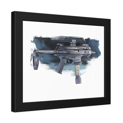 Elite Forces 9mm Carbine Painting - Black Frame - Value Collection