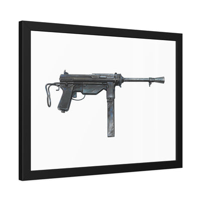 Grease Gun Painting - Just The Piece - Black Frame - Value Collection