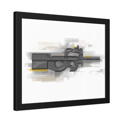 Secret Service Subgun - Bullpup 5.7x28mm Painting - Black Frame - Value Collection