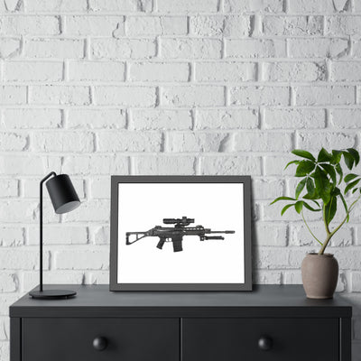 The Urban Sniper Painting - Just The Piece - Black Frame - Value Collection