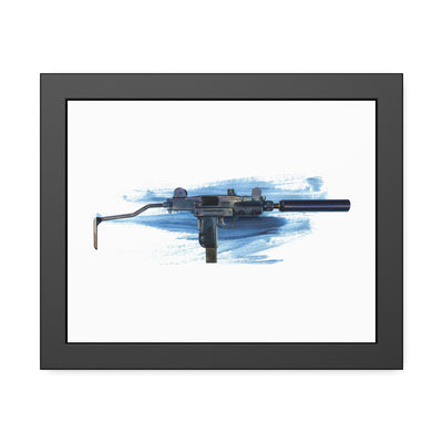 The Miniature Menace - Full Auto Subgun Painting - Black Frame - Value Collection