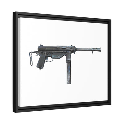 Grease Gun Painting - Just The Piece - Black Framed Wrapped Canvas - Value Collection