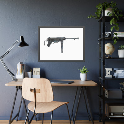 Grease Gun Painting - Just The Piece - Black Frame - Value Collection