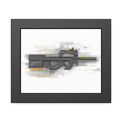 Secret Service Subgun - Bullpup 5.7x28mm Painting - Black Frame - Value Collection