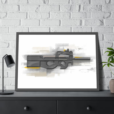 Secret Service Subgun - Bullpup 5.7x28mm Painting - Black Frame - Value Collection