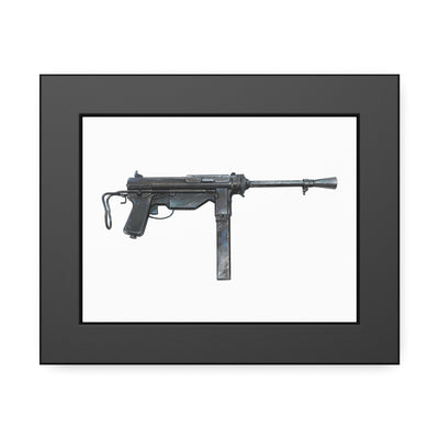 Grease Gun Painting - Just The Piece - Black Frame - Value Collection