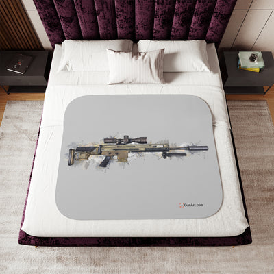 Socom Sniper Rifle Sherpa Blanket