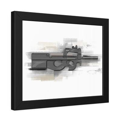 Secret Service Subgun - Bullpup 5.7x28mm Painting - Yellow Accents - Black Frame - Value Collection