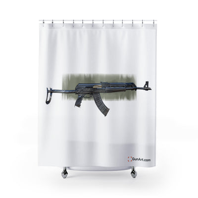 The Paratrooper / AK-47 Underfolder Shower Curtains