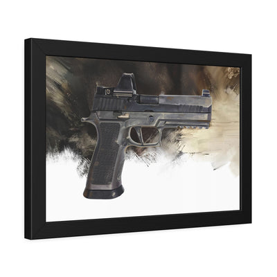 The E-Brake - Pistol Painting - Black Frame - Value Collection