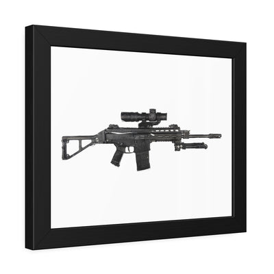 The Urban Sniper Painting - Just The Piece - Black Frame - Value Collection