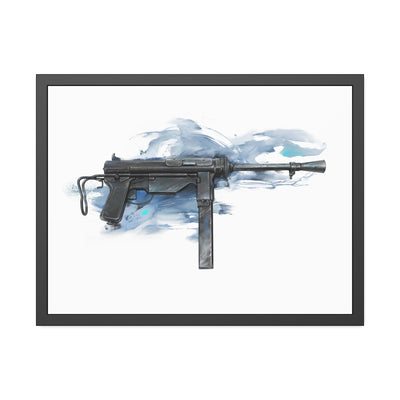 Grease Gun Painting - Black Frame - Value Collection