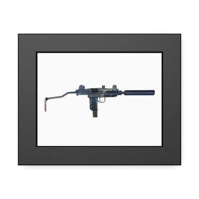 The Miniature Menace - Full Auto Subgun Painting - Just The Piece - Black Frame - Value Collection