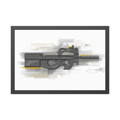 Secret Service Subgun - Bullpup 5.7x28mm Painting - Black Frame - Value Collection