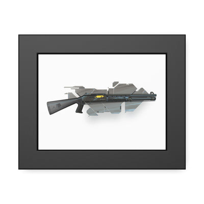 Special Ops Shotgun 12 Gauge Painting - Black Frame - Value Collection