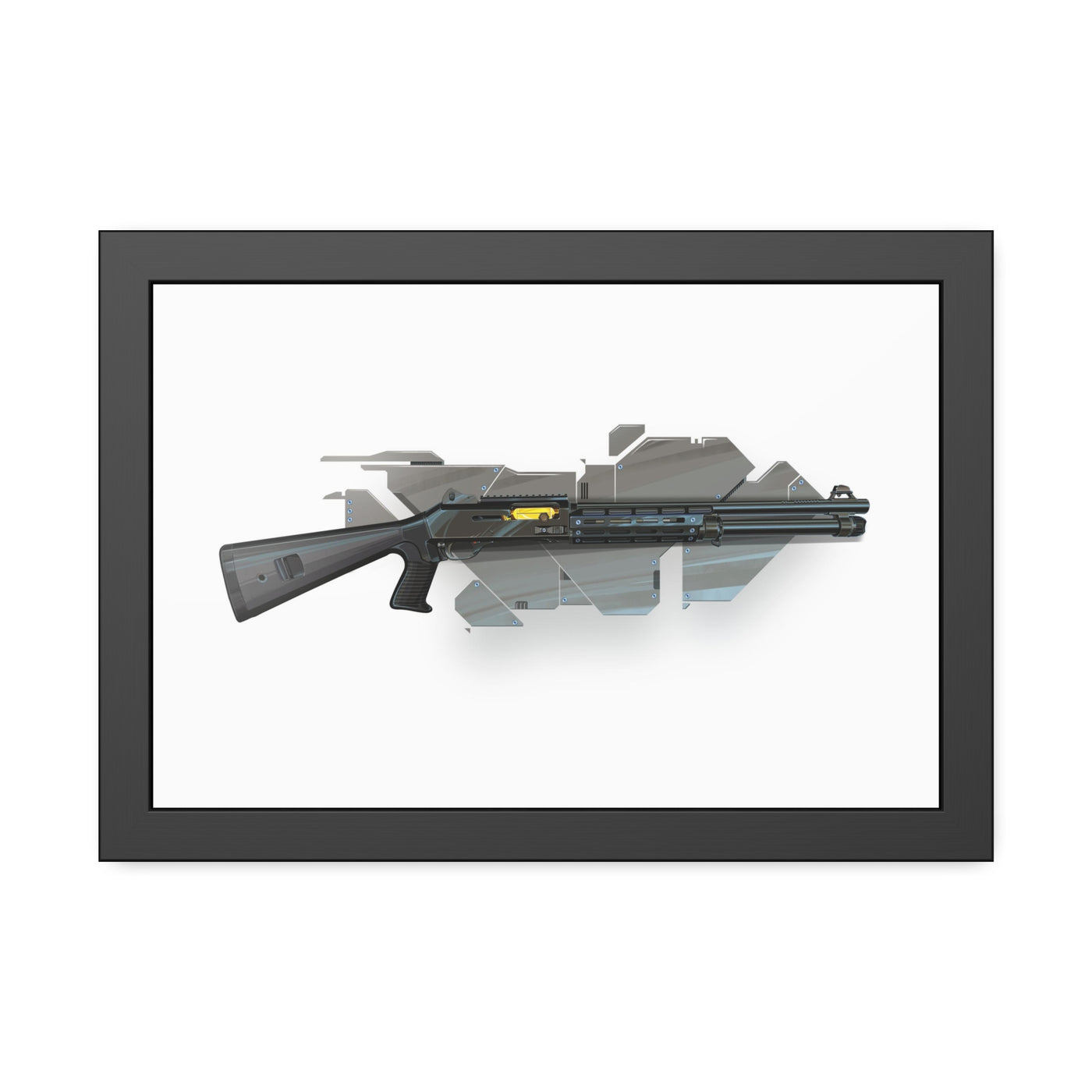 Special Ops Shotgun 12 Gauge Painting - Black Frame - Value Collection