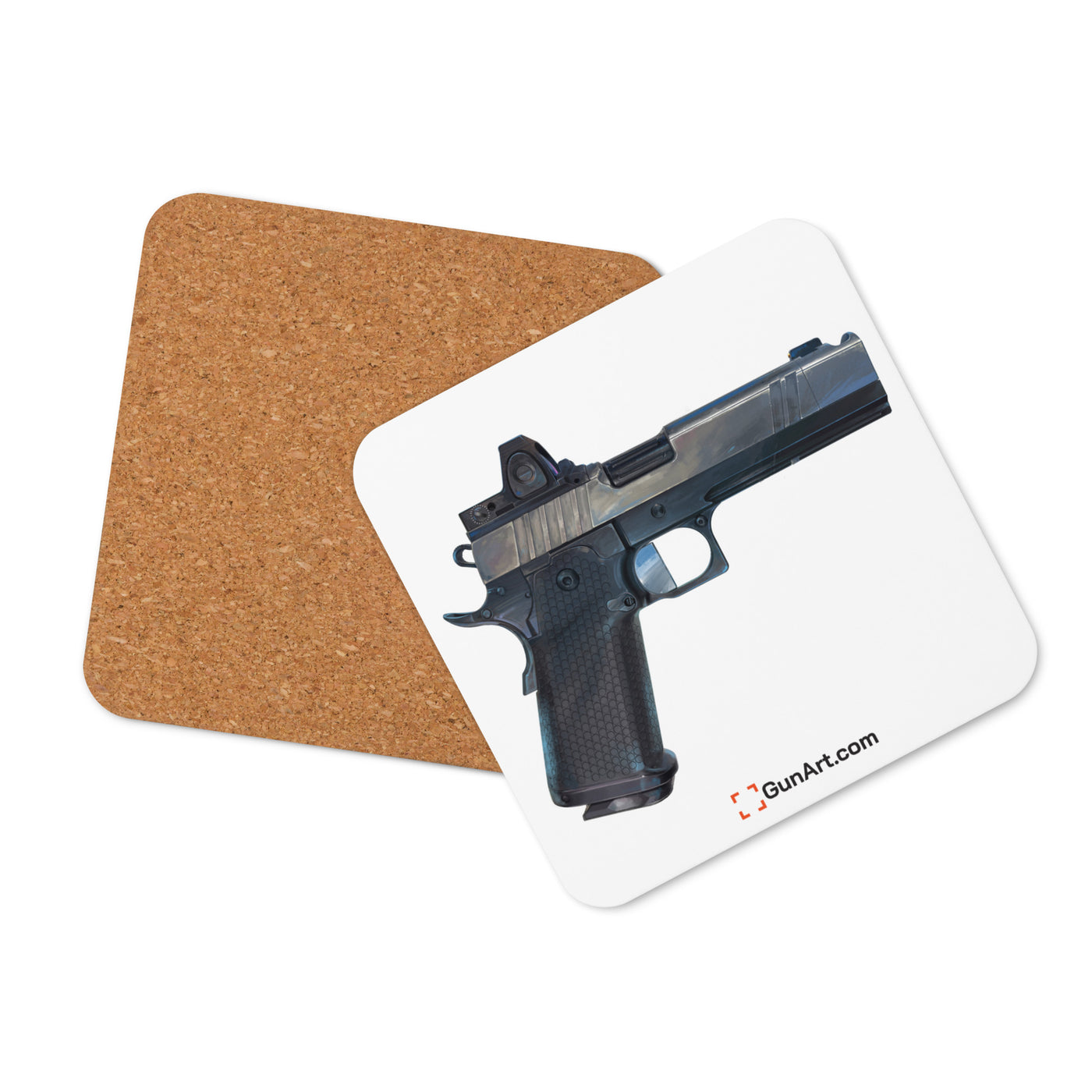 2011 Charlie Pistol Cork-back Coaster - Just The Piece