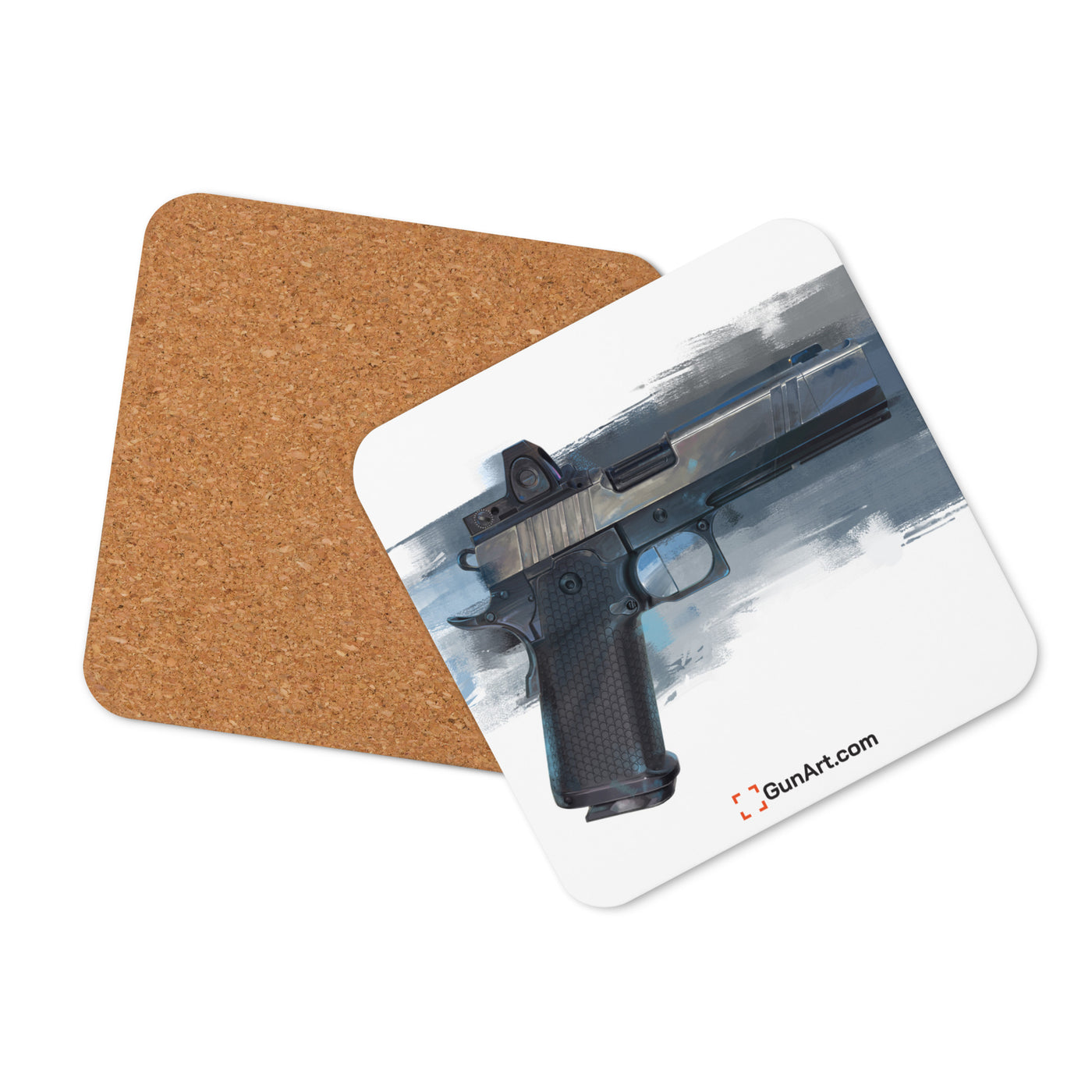 2011 Charlie Pistol Cork-back Coaster