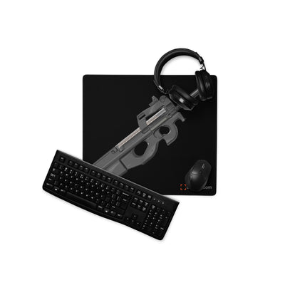 Secret Service Bullpup 5.7x28mm Subgun Gaming Mouse Pad - Just The Piece - Black Background