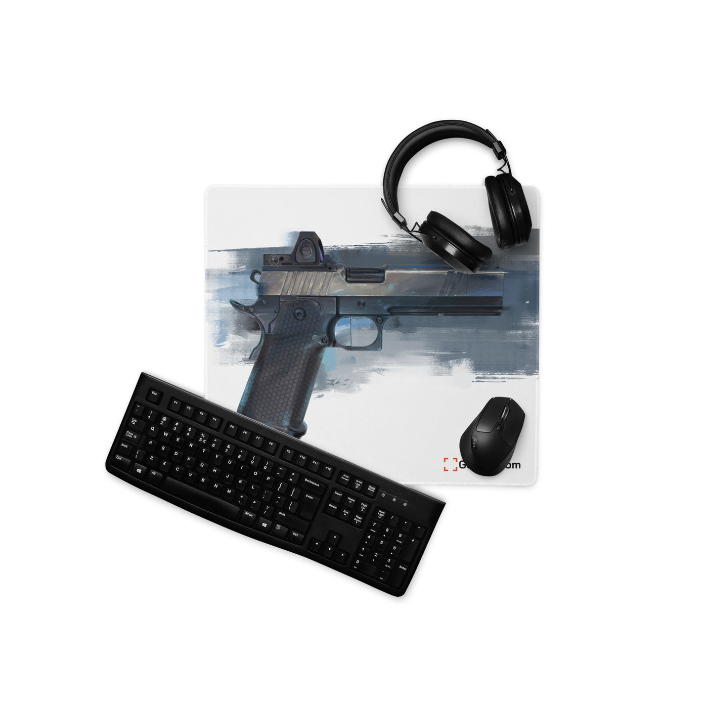 2011 Charlie Pistol Gaming Mouse Pad