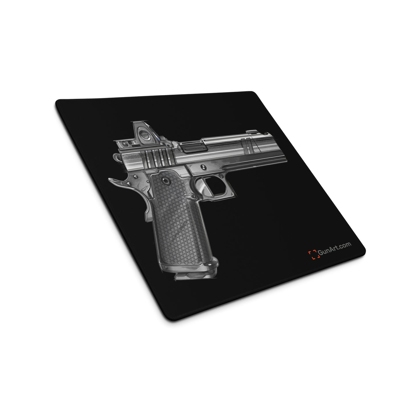 2011 Black & White Gaming Mouse Pad - Just The Piece - Black Background
