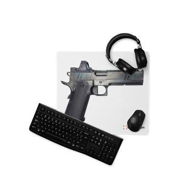 2011 Bravo Pistol Gaming Mouse Pad - Just The Piece - White Background