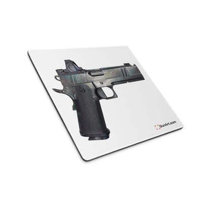 2011 Bravo Pistol Gaming Mouse Pad - Just The Piece - White Background