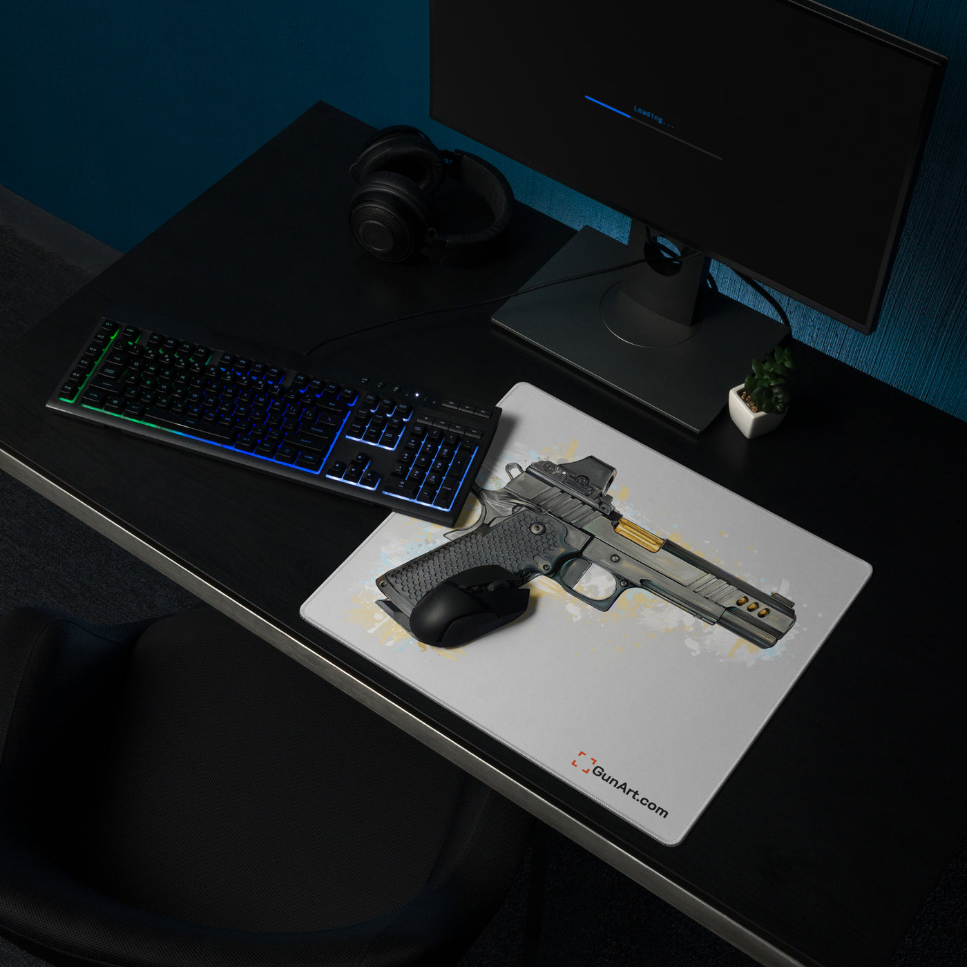 2011 Alpha Pistol Gaming Mouse Pad