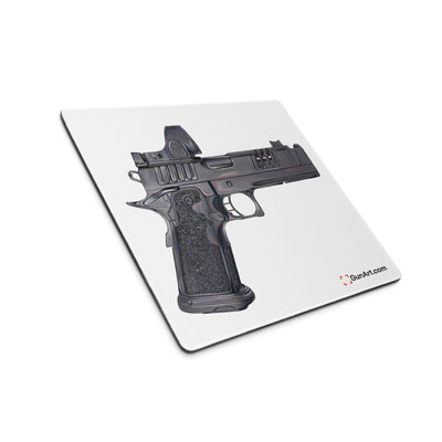 2011 Delta Pistol Gaming Mouse Pad - Just The Piece - White Background