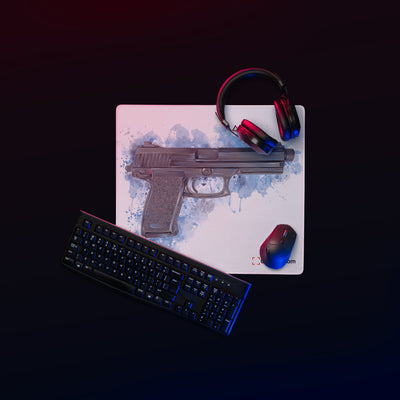 Tactical .45 ACP Poly Pistol Gaming Mouse Pad