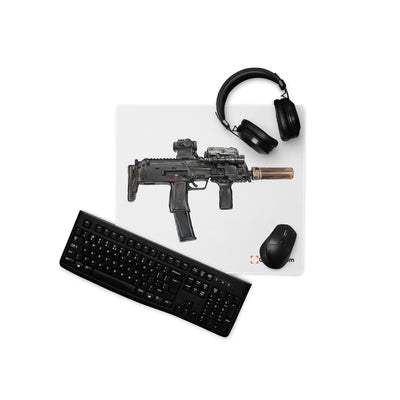 German 4.6x30mm Sub Machine Gun Gaming Mouse Pad - Just The Piece - White Background