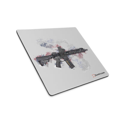 Defending Freedom - Florida - AR-15 State Gaming Mouse Pad - White State