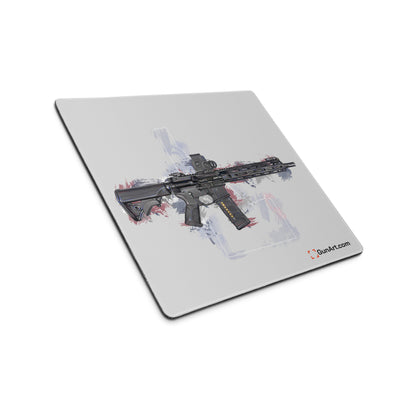 Defending Freedom - Idaho - AR-15 State Gaming Mouse Pad - White State