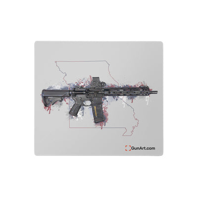Defending Freedom - Missouri - AR-15 State Gaming Mouse Pad - Colored State