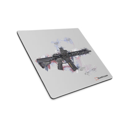Defending Freedom - New York - AR-15 State Gaming Mouse Pad - White State