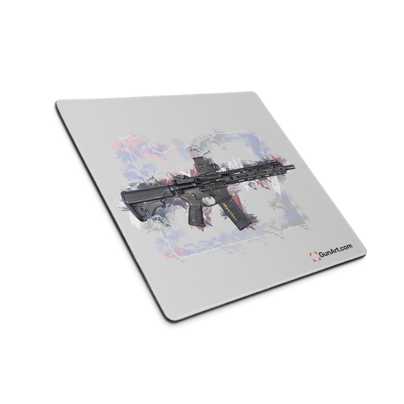 Defending Freedom - Oregon - AR-15 State Gaming Mouse Pad - White State