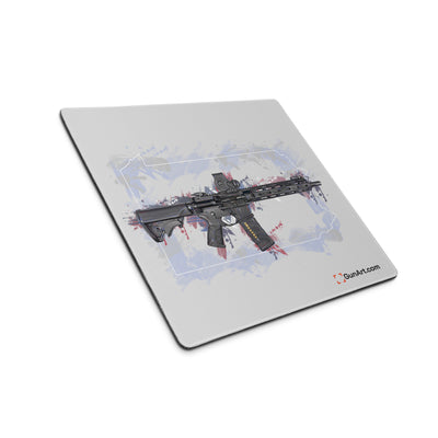 Defending Freedom - Pennsylvania - AR-15 State Gaming Mouse Pad - White State