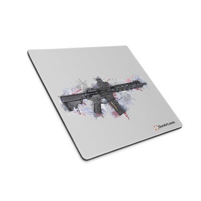 Defending Freedom - Tennessee - AR-15 State Gaming Mouse Pad - White State